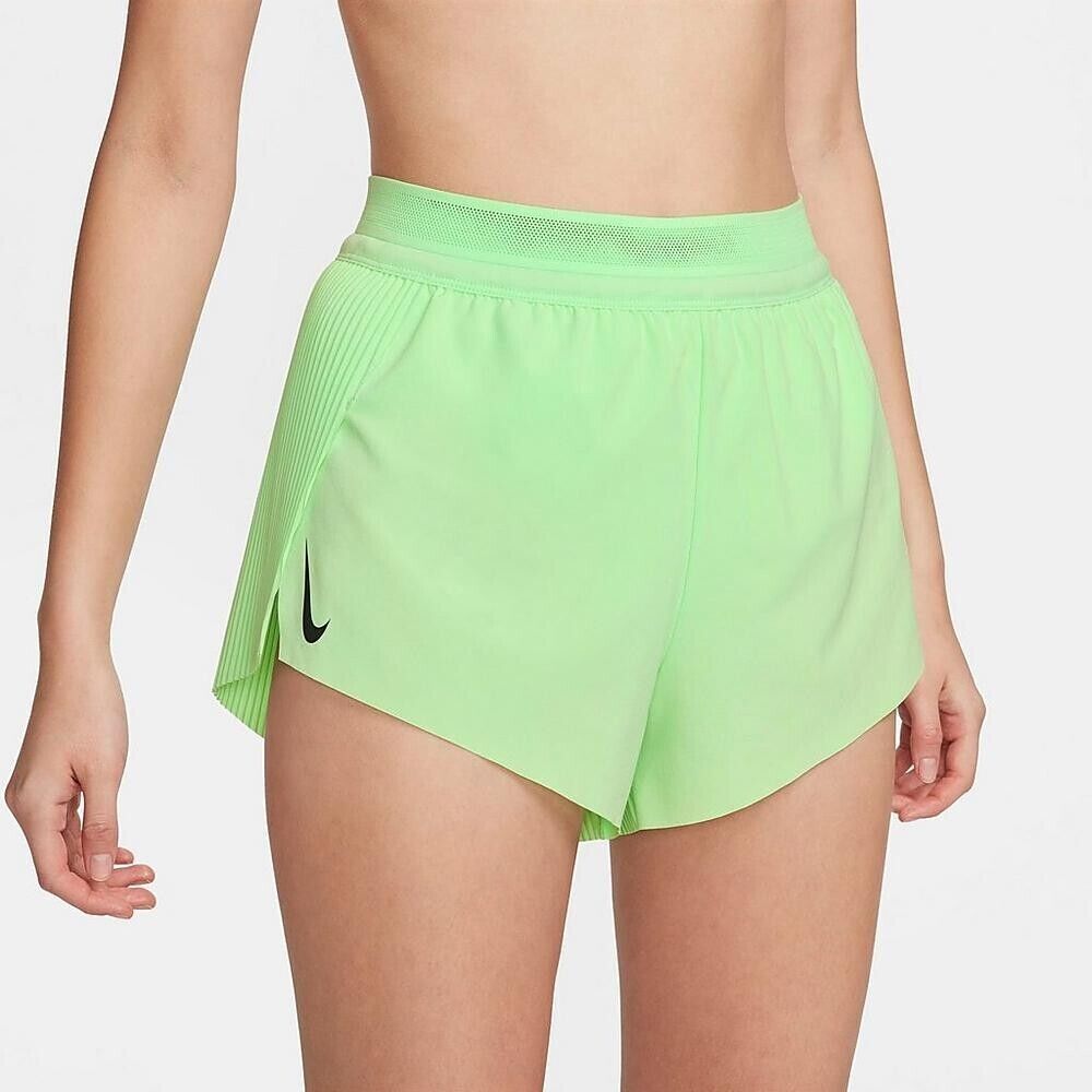 NIKE Women XL AEROSWIFT DRI-FIT ADV 3'' RUNNING SHORTS FN2328 376 GREEN